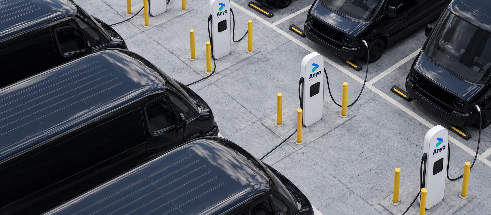 Anyo Mobility fleet and charging infrastructure